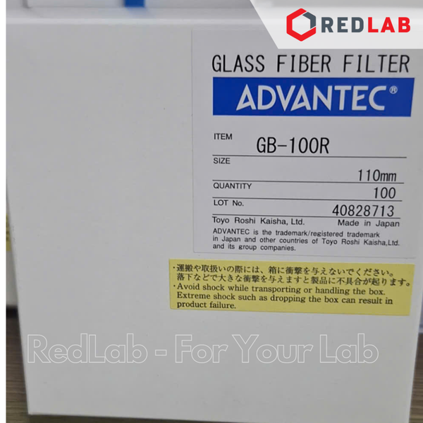 Giấy lọc sợi thủy tinh Ø 110mm ADVANTEC GB-100R Glass fiber filter (hộp 100 tờ) có VAT