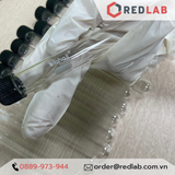 Ống nghiệm có nắp BIOHALL Ø 12 16 18 20 25 38 mm, thuỷ tinh boro 3.3 chịu nhiệt, nắp vặn nhựa PP đen, in logo, có VAT