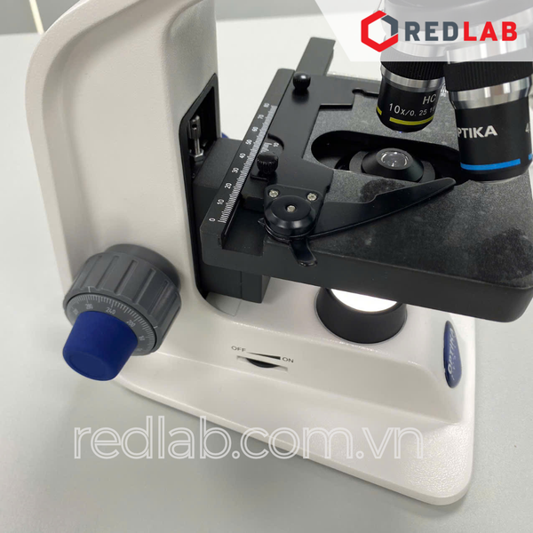 Kính hiển vi quang học 2 mắt hãng OPTIKA - model B-159, Vật kính 4x 10x 40x 100x (dầu), LED 1W, có VAT