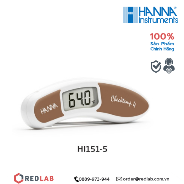 Máy đo nhiệt độ bỏ túi tiện dụng dùng trong nhà bếp Hanna HI151, giá tốt, có VAT