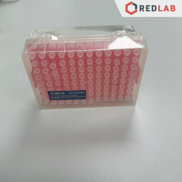 [Hộp 96 cái tiệt trùng] Microtips (đầu típ - côn) có Lọc 10ul, dài 45.8mm, Biologix 23-0011S dài, giảm bám dính, có VAT