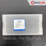 Lọ đựng mẫu sắc ký vial 2ml 8-425 MEMBRANE SOLUTIONS trắng / nâu, Nắp vặn đen có lỗ / septa xẻ rãnh / nắp kín, có VAT