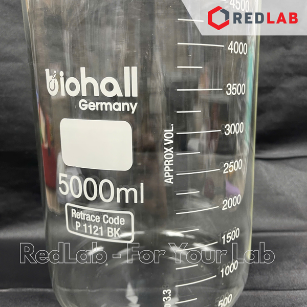 Cốc đốt thuỷ tinh Thấp thành BIOHALL 5 10 25 50 100 150 200 250 400 500 600 800 1000 ml 2L 3L 5L 10L, beaker có mỏ chịu nhiệt, có VAT