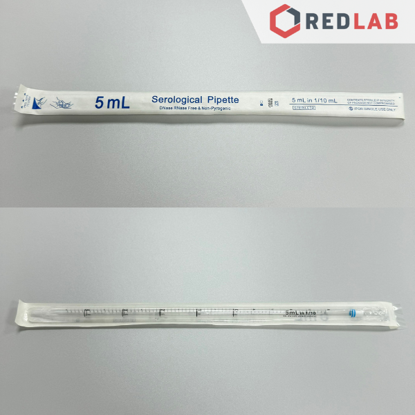 [5 cái] Pipet chia vạch nhựa PS tiệt trùng BIOLOGIX Serological pipette 1 2 5 10 25 50 ml, hút mẫu thí nghiệm, có VAT