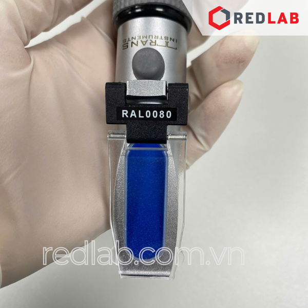 Khúc xạ kế đo độ cồn 0-80% TRANS Instruments - Singapore RAL0080, *chỉ dành cho gốc Ethanol*, có VAT