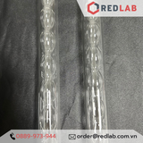 Ống sinh hàn thẳng, bóng, xoắn ONELAB 400mm, 2 cổ nhám 29/32, dùng trong thí nghiệm chưng cất, ngưng tụ, có VAT
