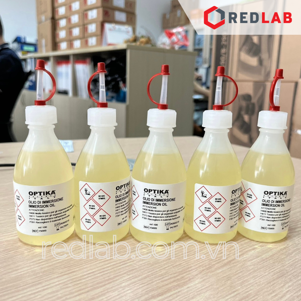 Dầu soi kính hiển vi OPTIKA - Ý 10ml (15008), 100ml (15009) có VAT