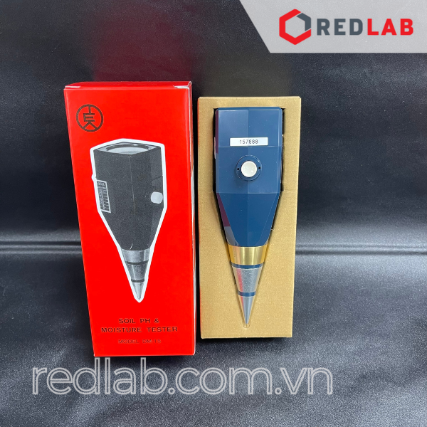 Máy đo pH và độ ẩm đất Takemura DM15 khoảng đo 3-8 pH, độ ẩm 10-80%, không dùng điện, có VAT
