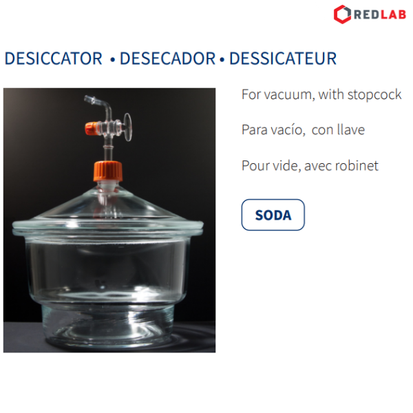 Bình hút ẩm NORMAX Bồ Đào Nha có & không có vòi 150 200 250 300 mm, có VAT