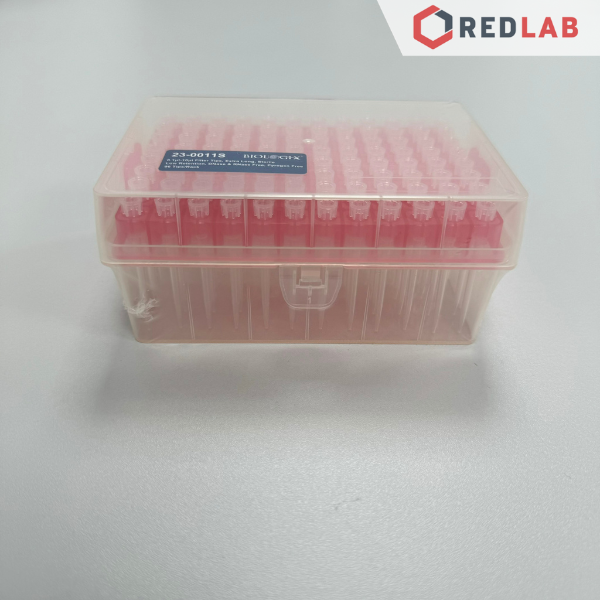 [Hộp 96 cái tiệt trùng] Microtips (đầu típ - côn) có Lọc 10ul, dài 45.8mm, Biologix 23-0011S dài, giảm bám dính, có VAT