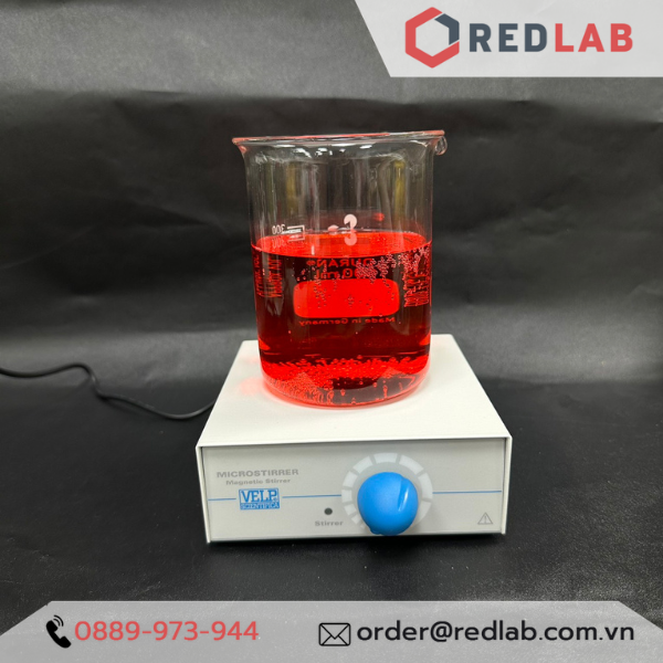 Máy khuấy từ không gia nhiệt MICROSTIRRER (F203A0161) hãng VELP - Ý, max 1100 vòng/phút 5 lít (H2O), có VAT