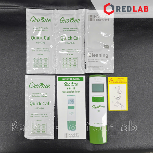 Bút Đo pH/Nhiệt Độ Chuyên Trong Thủy Canh GroLine Hanna HI98118, giá tốt, có VAT