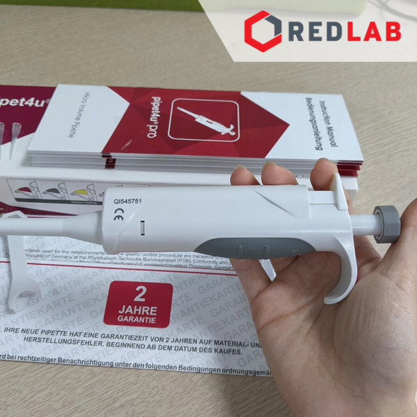 Micropipet đơn kênh AHN Đức Pipet4u pro 0.1-2.5 0.5-10 2-20 5-50 10-100 20-200 100-1000 ul 0.5-5 2-10 ml, có VAT