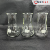 Bình tam giác cổ rộng DURAN Class A 50 100 200 250 300 500 1000 2000 ml, Wide neck Erlenmeyer, có VAT