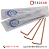 Que trang nhựa dạng L hãng BIOLOGIX 65-1001 (L-shaped Spreader), Polystyrene, tiệt trùng từng cái, màu cam, có VAT