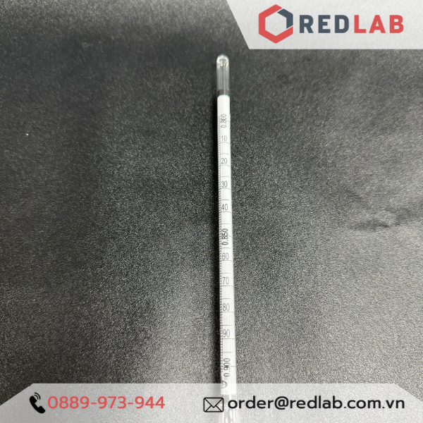 Tỷ trọng kế 0.800-0.900 : 0.001 g/ml Tp 20°C ALLA 3010FG080/20-QP hydrometer, có VAT