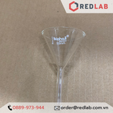  Phễu thuỷ tinh BIOHALL đường kính 25 35 50 55 65 70 75 100 120 125 150 mm, thuỷ tinh Borosilicate 3.3 chất lượng cao, có VAT 