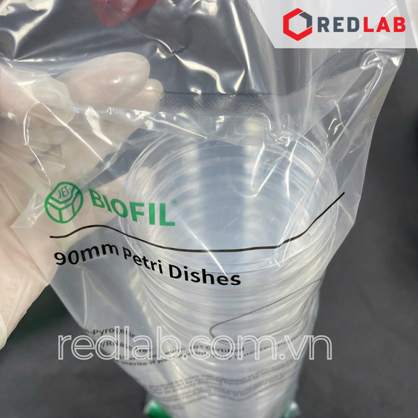 [Gói 20 cái Tiệt trùng] Đĩa Petri nhựa 90x15mm MCD110090 hãng JET Biofil, có VAT