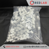 Ống nghiệm nhựa 10ml 16x100mm có nắp đậy trắng, không nhãn Khải Vân, có VAT