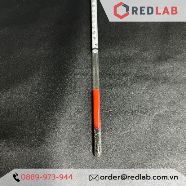 Baume kế 0-70 : 1°Bé Tp 15°C ALLA 0400TB070/15-QP baumé hydrometer, có VAT