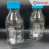 Chai trung tính trắng ISOLAB 100 250 500 1000 2000 5000 ml nắp vặn PP xanh GL45, thủy tinh borosilicate, có VAT