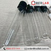 Ống nghiệm có nắp ONELAB Ø 13 16 18 20 25 mm, thuỷ tinh boro 3.3 chịu nhiệt, nắp vặn nhựa PP đen, có VAT