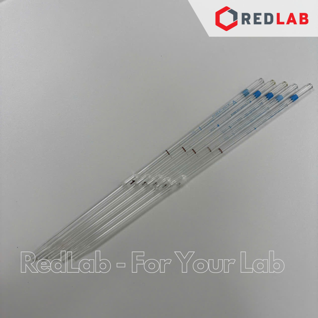 Pipet bầu 1 vạch PYREX Class A 1ml 2ml, chính xác ± 0.006ml, thuỷ tinh Borosilicate, có VAT
