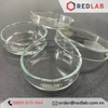 Đĩa petri thuỷ tinh DINLAB Ø 60 80 90 100 120 150 200 mm, gồm đĩa và nắp, thí nghiệm vi sinh, có VAT