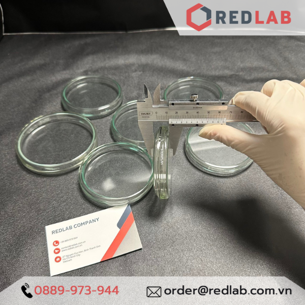 Đĩa petri thủy tinh soda-lime (STERIPLAN) DURAN Class A 60x15 80x15 90x15 100x15 100x20 120x20 150x25 180x30 mm, có VAT