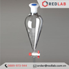 Phễu chiết quả lê khoá nhựa PTFE ONELAB kẻ vạch 60 125 250 500 1000 2000 ml, bình lắng gạn thủy tinh thí nghiệm, có VAT