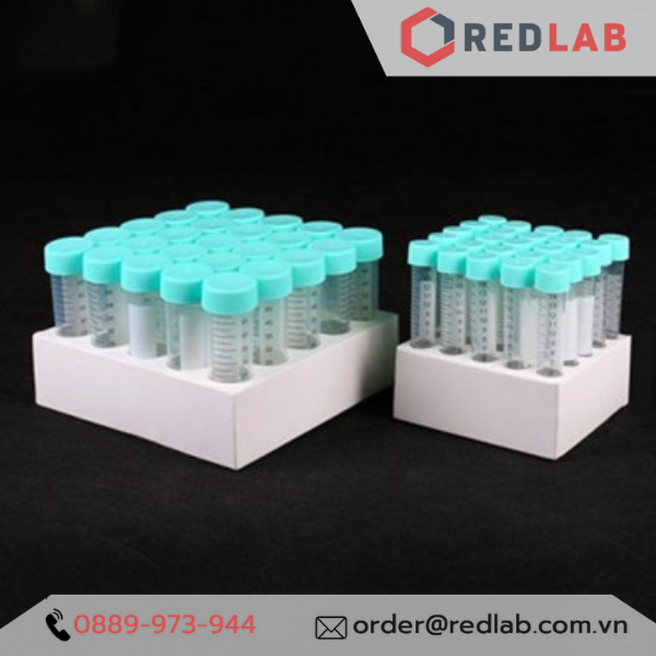 [Gói 50 cái] Ống ly tâm nhựa, falcon tiệt trùng 15ml hãng NEST- 601052, không chứa RNase & DNase, pyrogenic, có VAT