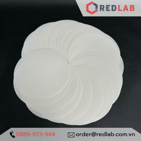 Giấy lọc định tính MN 110mm ISOLAB 106.02.110 Grade 1, tốc độ trung bình, hộp 100 tờ, có VAT