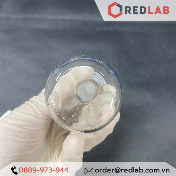 Bình định mức trắng nút nhựa ONELAB 10 20 25 50 100 200 250 500 1000 2000 ml, dùng định mức mẫu thí nghiệm, có VAT