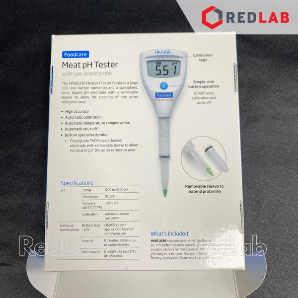 Bút đo pH trong thịt và nước cầm tay Hanna HI981036, giá tốt, có VAT