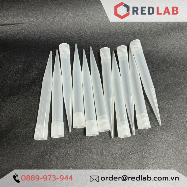[Gói 100 cái] Microtips (đầu típ - côn) trắng 10.000ul = 10ml Aptaca - 10005, dạng Eppendorf/Brand/Gilson, có VAT