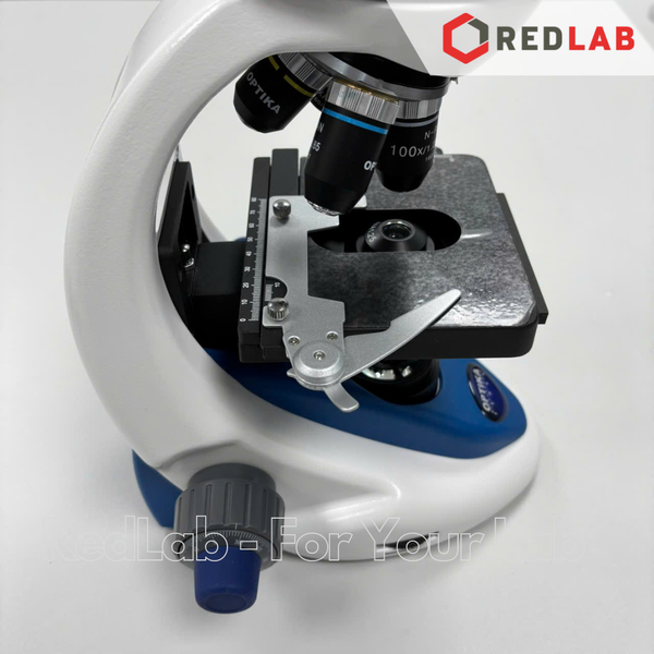 Kính hiển vi quang học 2 mắt hãng OPTIKA -  model B-192PL, Vật kính N-PLAN 4x 10x 40x 100x (dầu/nước), X-LED 3W, có VAT