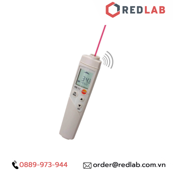 Máy đo nhiệt độ - nhiệt kế hồng ngoại HACCP -50 đến +300 °C - Đức - Testo 826 T2, chính hãng, BH 12T, có VAT