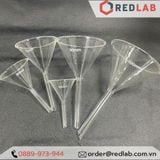 Phễu thủy tinh ONELAB Ø 40 45 60 75 90 100 150 mm, dùng chiết rót dung dịch, mẫu thí nghiệm, hương liệu, có VAT