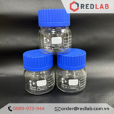 Chai trung tính Miệng Rộng GLS 80 DURAN 250 500 1000 2000 ml, chịu nhiệt hấp tiệt trùng, có VAT