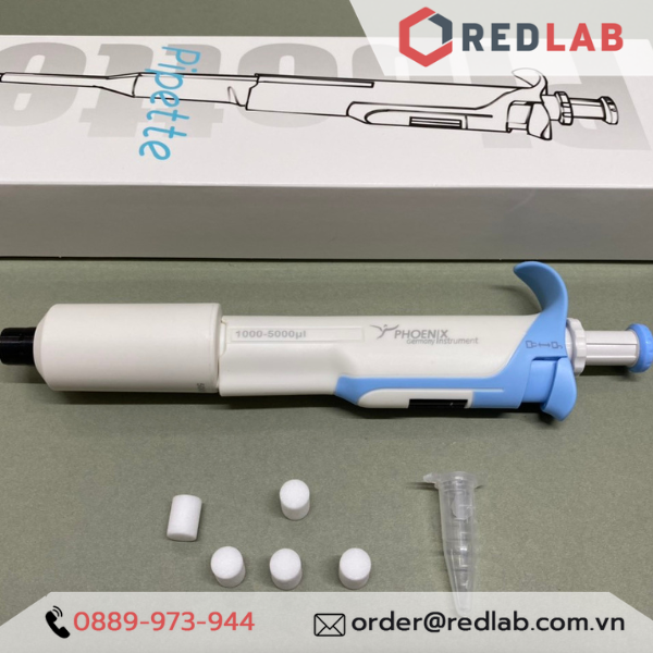 Micropipet hấp tiệt trùng có khoá lock PHOENIX 0.1-2 0.5-10 2-20 10-100 20-200 30-300 ul 0.1-1 0.5-5 1-10ml, có VAT