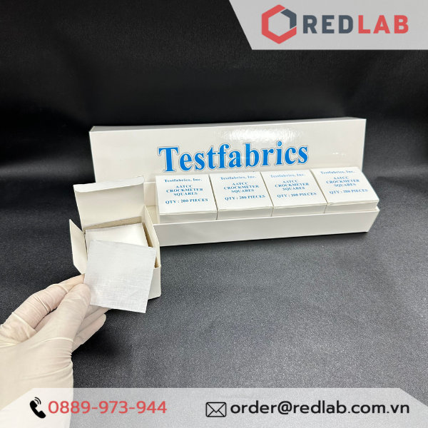 Vải Cotton tiêu chuẩn AATCC (Vải chà xát) TESTFABRICS 0101001, có VAT