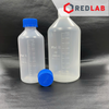 Chai nhựa PP trắng miệng rộng WISD 100 250 500 1000 2000 ml - nắp vặn xanh GL32 GL 45, chịu nhiệt, vạch nổi, có VAT