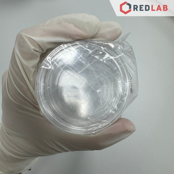 [Gói 10 cái tiệt trùng] Đĩa Rodac 55mm tiệt trùng Aptaca code 155, đĩa petri nhựa kẻ sọc PS, có VAT