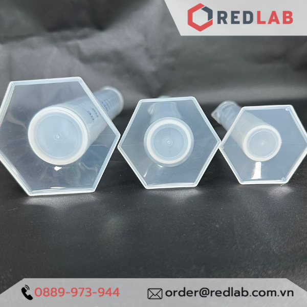 Ống đong nhựa PP in vạch xanh ONELAB 10 25 50 100 250 500 1000 2000 ml, đáy lục giác, chịu nhiệt, có VAT