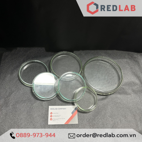 Đĩa petri thủy tinh soda-lime (STERIPLAN) DURAN Class A 60x15 80x15 90x15 100x15 100x20 120x20 150x25, có VAT