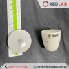 Chén nung sứ có nắp ONELAB Ø 30 40 50 100 200 300 ml, chịu nhiệt, dùng nung đốt mẫu thí nghiệm, có VAT