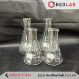 Bình tam giác cổ hẹp DURAN Class A 50 100 150 200 250 300 500 800 ml, 1 2 3.5 5 L, Narrow neck Erlenmeyer, có VAT