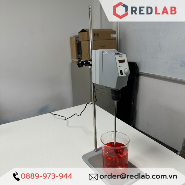 Máy khuấy đũa 20L DLAB OS20-S Package, max 2200rpm, 40Ncm, màn hình LED, gồm chân giá, kẹp & cánh khuấy, có VAT