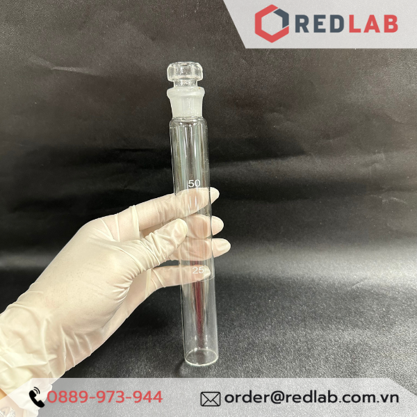 Ống so màu nessler ONELAB 10 25 50 ml, có nút nhám thủy tinh, chia 2 vạch, có VAT