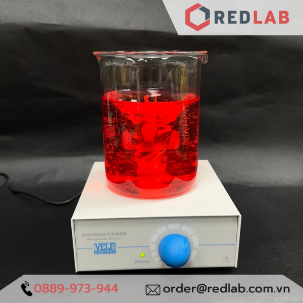 Máy khuấy từ không gia nhiệt MICROSTIRRER (F203A0161) hãng VELP - Ý, max 1100 vòng/phút 5 lít (H2O), có VAT